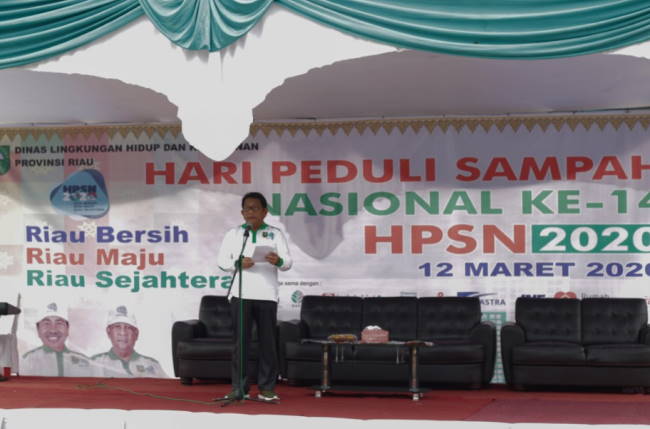 Hari Peduli Sampah Nasional, Pemprov Riau Imbau ASN Gunakan Tumbler