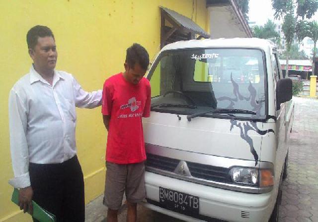 Polisi Ringkus Pelaku Pencurian Mobil Pick Up