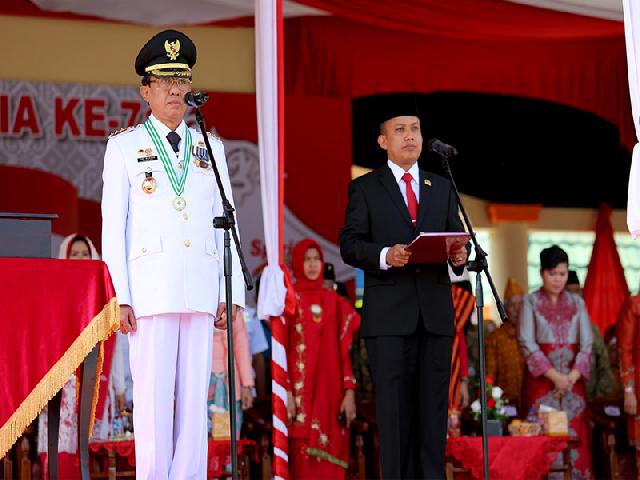 Bupati Irup Peringatan  HUT ke-71 Kemerdekaan RI