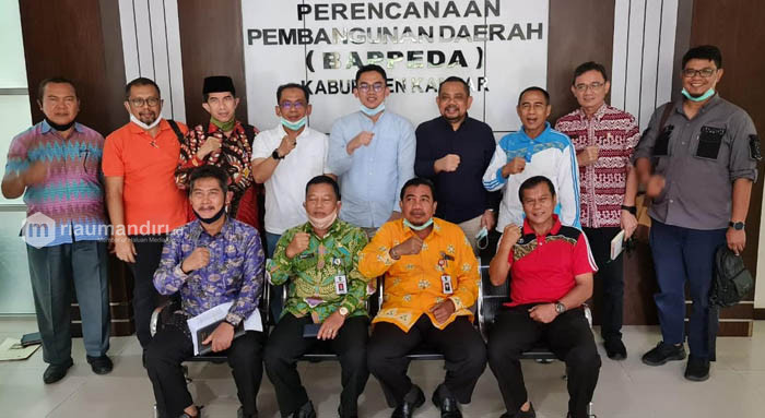 Dua Anggota DPD RI Kunjungi Bappeda Kampar, Banyak Aspirasi Disampaikan OPD