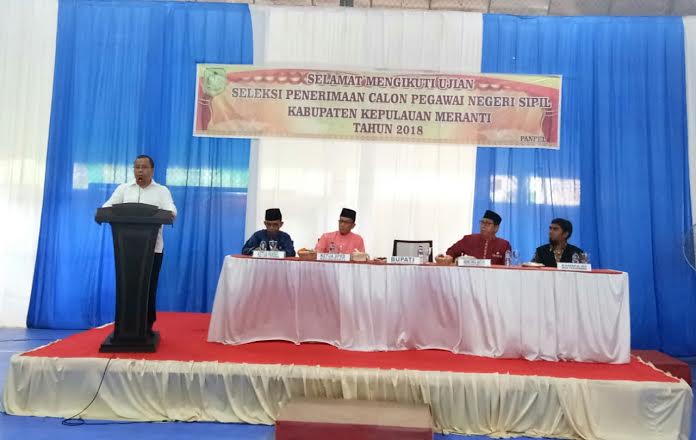 Ini Pesan Bupati Meranti Saat Membuka Tes CPNS Kepulauan Meranti