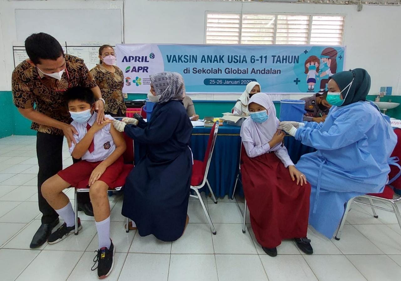 Cegah Learning Loss, RAPP Tuntaskan Vaksinasi Anak Dosis 1 di Sekolah Binaan