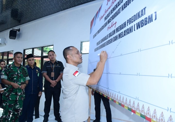 Pemkab Bengkalis Dukung Polres Bengkalis Menuju WBK dan WBBM