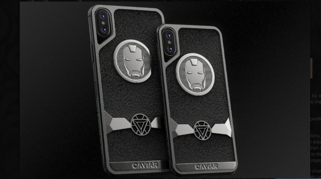 Penampakan iPhone XS dengan Ikon Iron Man yang Dibanderol Rp 69,8 Juta