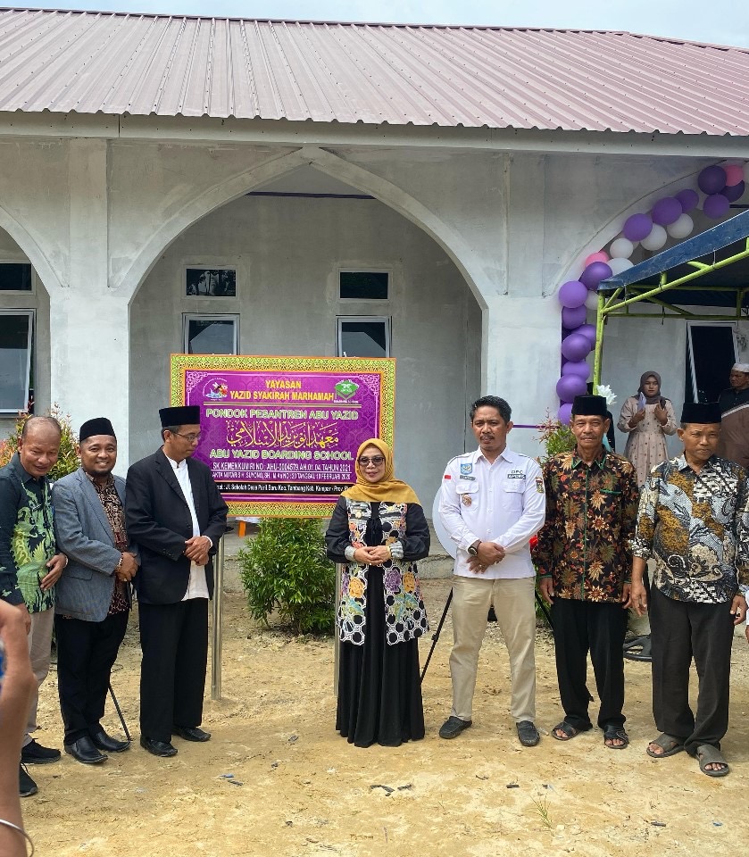 Wabup Misharti Resmikan Pesantren Abu Yazid
