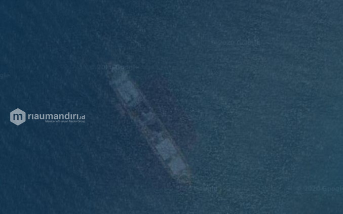 Heboh Penampakan Kapal Karam di Perairan Cisolok Tertangkap Google Maps, Ini Koordinatnya