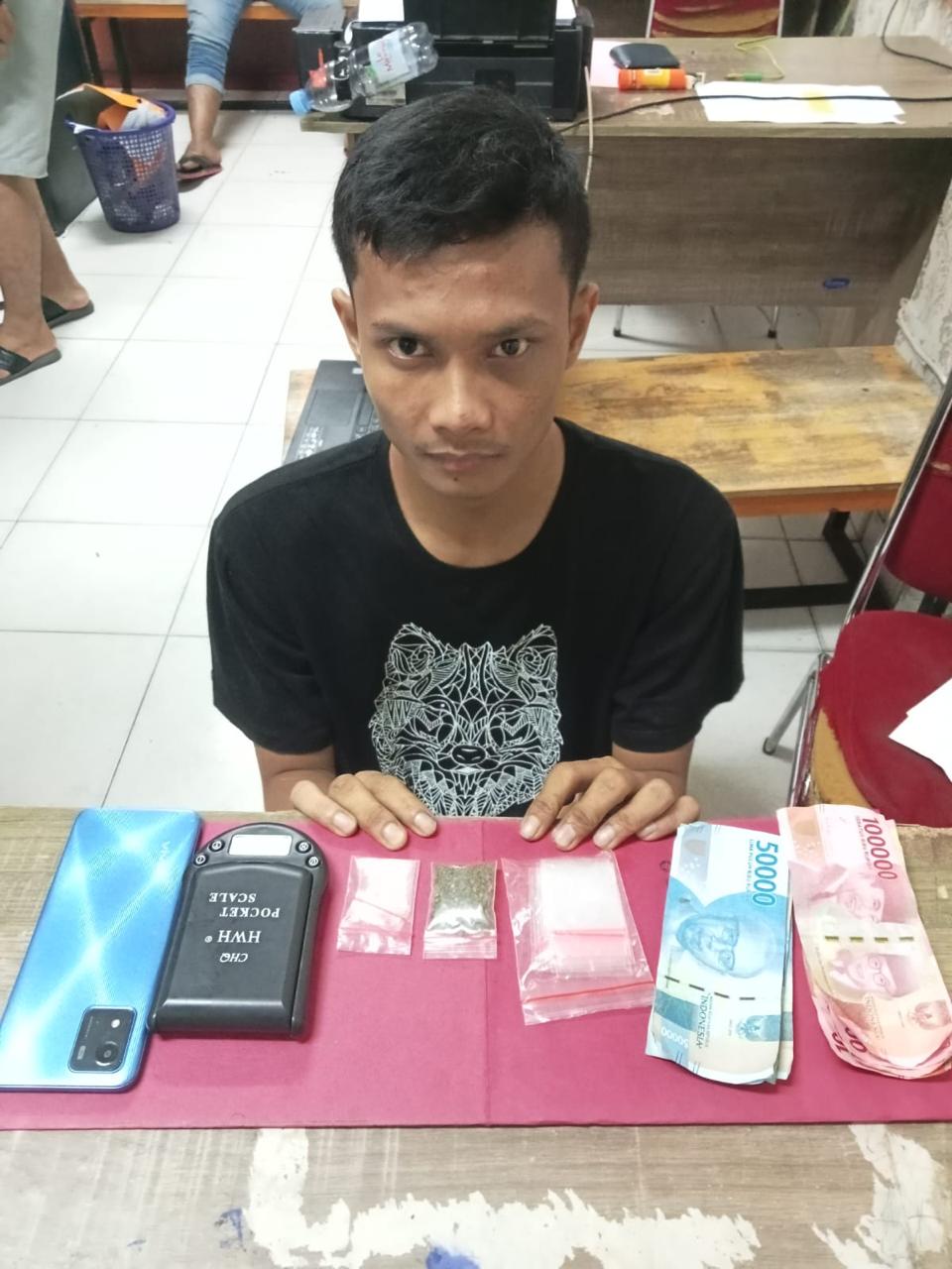 Seorang Pengedar Sabu di Rawang Kao Kembali Ditangkap Polres Siak