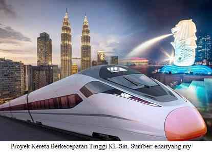 Perusahaan Jepang Mundur dari Proyek Kereta Cepat Kuala Lumpur-Singapura