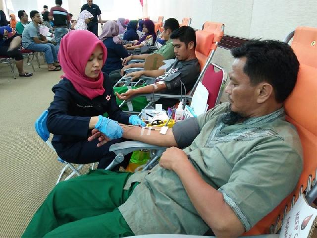 KKD Riau Komplek  Gelar Donor Darah