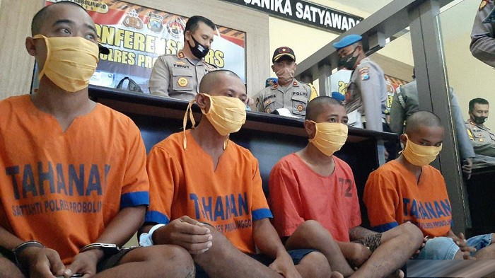 Ngaku Kapok, Ini Tampang 4 Pria Mabuk yang Viral Keroyok Anggota TNI