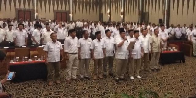 Taja Rakorda, Gerindra Riau Solid Dukung Prabowo Jadi Presiden 2019-2024