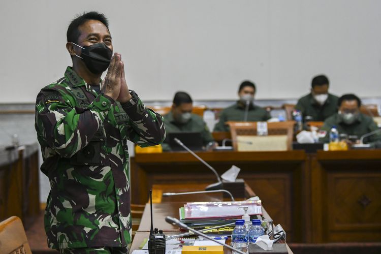 Dilantik Presiden Siang Ini, Jenderal Andika Panglima TNI dan Letjen Dudung KSAD