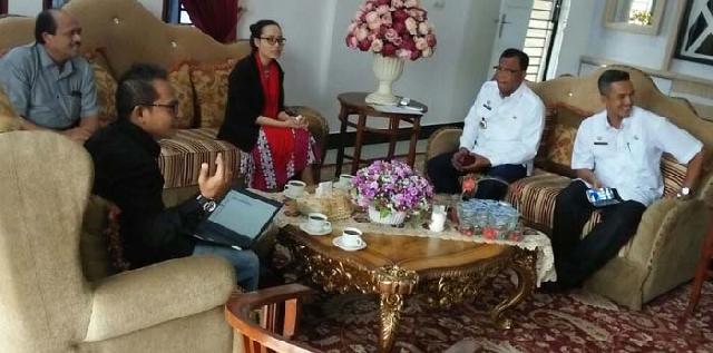 Sinkronisasi RTRW dan Perda, Bupati Rohil Taja Pertemuan dengan Tim 9 Geospasial Pusat