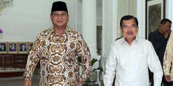 Prabowo-Jusuf Kalla Bertemu, Ini yang Dibicarakan