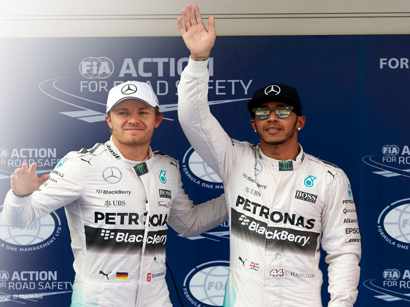 Rosberg dan Hamilton Dominasi FP2 GP Jepang