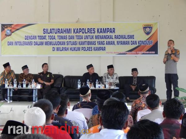 Bertemu Sejumlah Tokoh, Kapolres Baru Kampar Bicara Soal Radikalisme