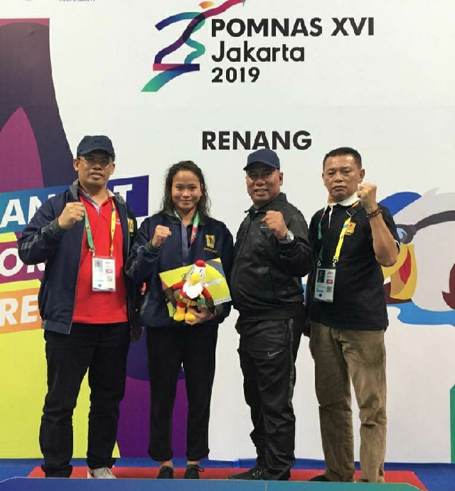 Atlet Unilak Sumbang Medali Emas untuk Riau di Pomnas 2019