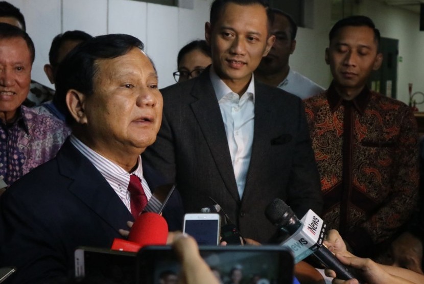 Hadapi Kampanye Terbuka, Prabowo-AHY Sepakat Perkuat Kekuatan