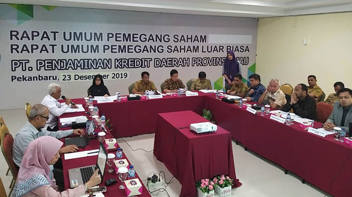 Herman Boedoyo Lega, RUPS Setujui dan Sahkan Laporan Tahunan Jamkrida Riau 2018