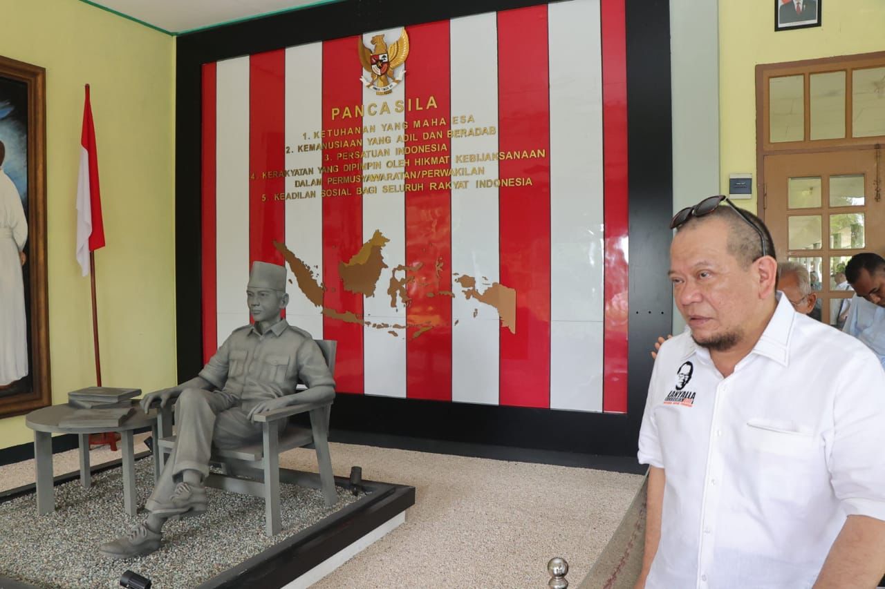 LaNyalla Minta Pemintah Jaga Kelestarian Rumah Pengasingan Bung Karno di Ende