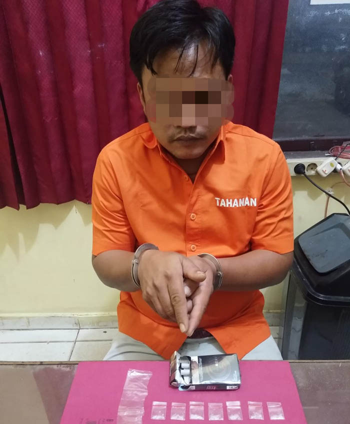 Acungkan Parang ke Polisi Saat Akan Ditangkap, Pengedar Sabu Ini Berhasil Dilumpuhkan