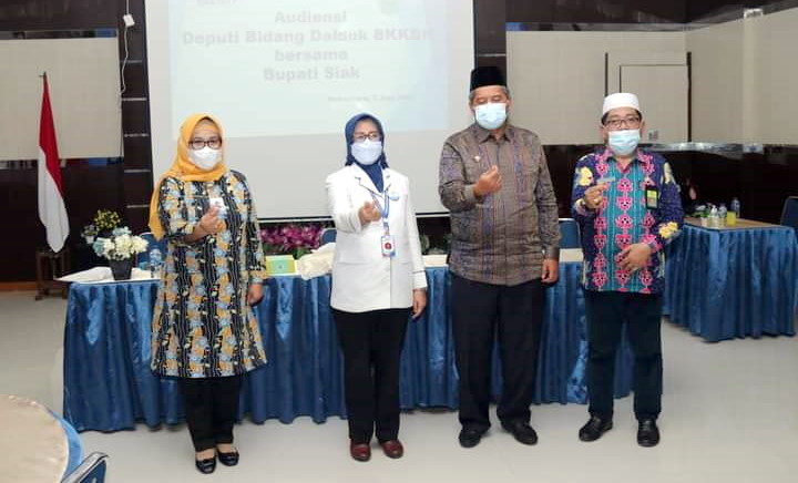 Bupati Siak Alfedri Audiensi dengan Plt Deputi ADPIN BKKBN