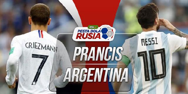 Ini Prediksi Prancis vs Argentina