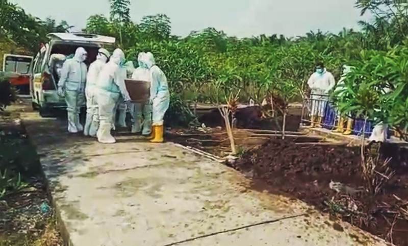 Pria di Kecamatan Bonai Meninggal Diduga Akibat Covid-19