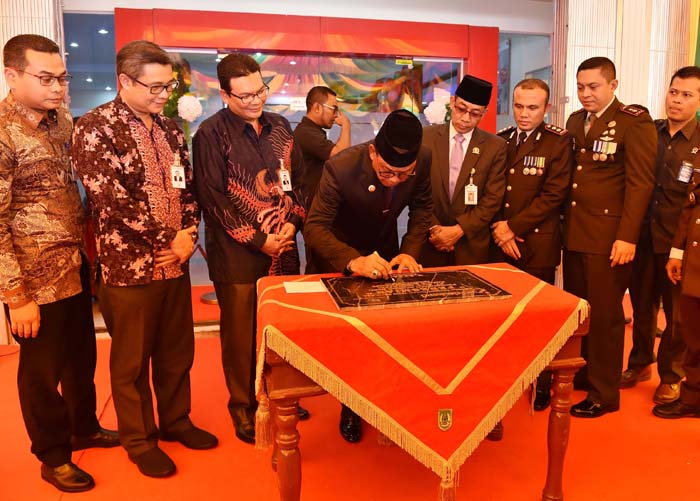 Bupati Rohil Resmikan Kantor Baru Bank Riau Kepri Bagansiapiapi