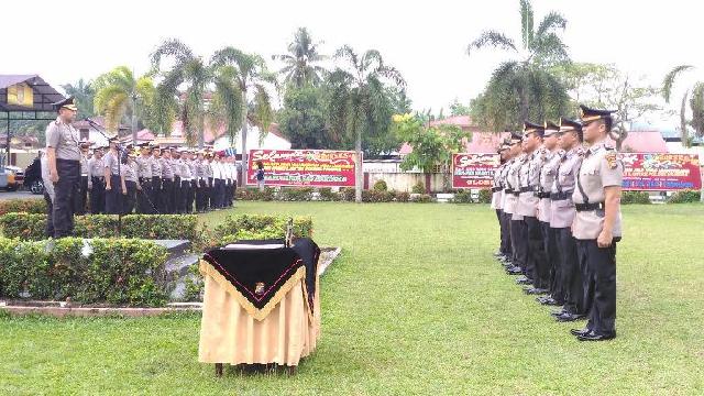 Kapolres Kampar Pimpin Sertijab 3 Pejabat Utama dan 3 Kapolsek