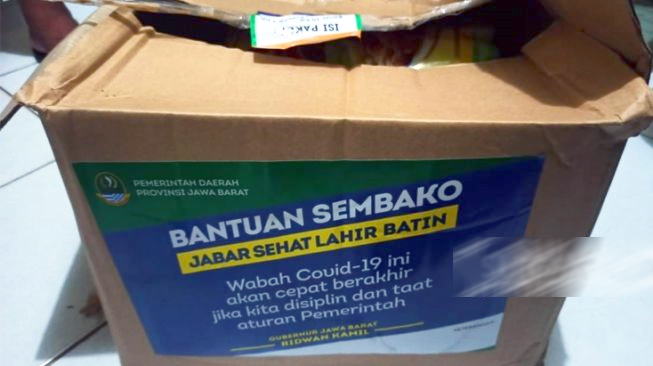 Oknum PNS Sukabumi Diduga Sembunyikan Paket Sembako Bansos Corona