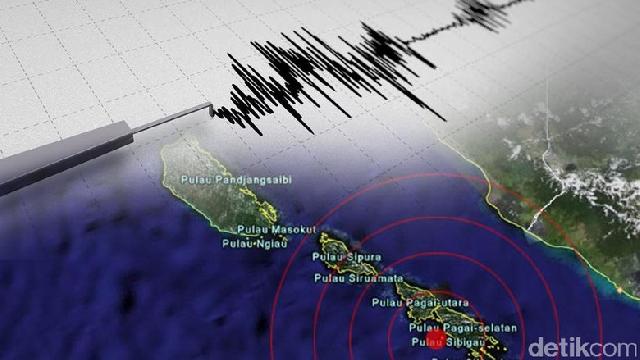 Listrik Kota Padang Mati Usai Gempa 7,8 SR