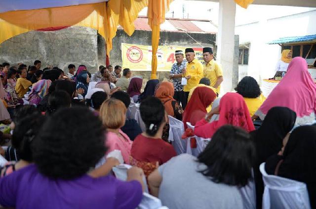 Andi Rachman Dinilai Banyak Berkontribusi Membangun Pekanbaru, Warga Tanjung Rhu Coblos Nomor 4