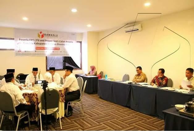 108 Calon Anggota Bawaslu di Riau Ikuti Fit and Proper Test