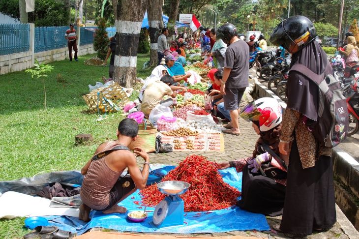 Pemkab Siak Larang Pedagang dari Luar Daerah Masuk dan Berjualan di Pasar Kaget