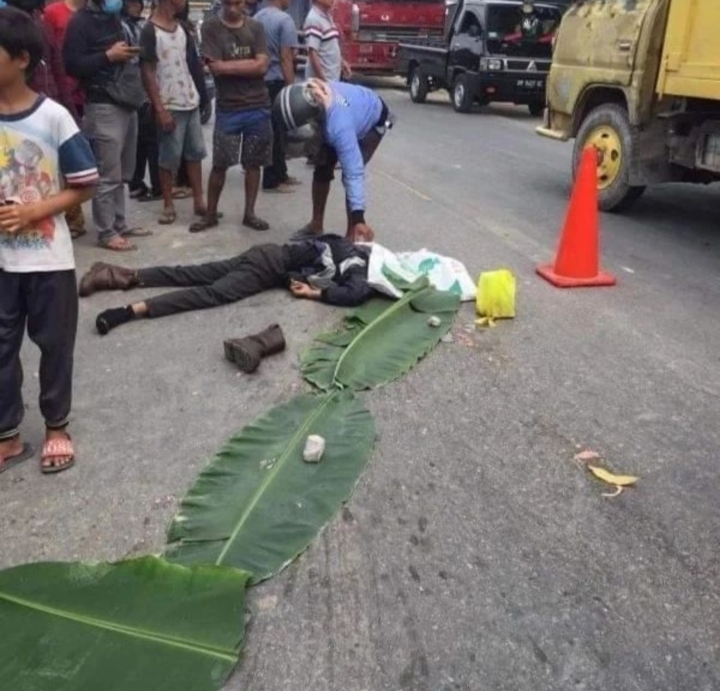 Pengendara Yamaha Mio Terlindas Truk Tangki