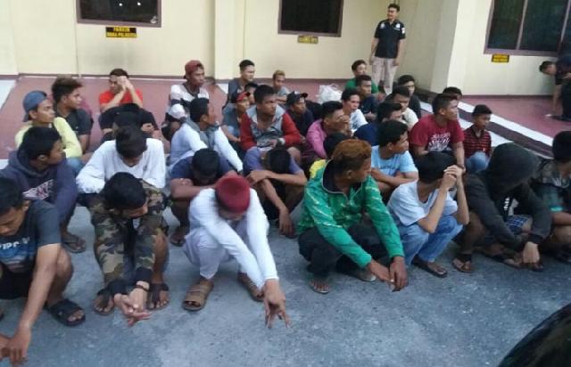 Terlibat Balap Liar, 40 Remaja Diamankan di Pekanbaru