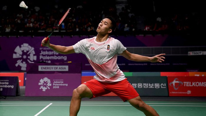 Indonesia Juara Bulutangkis Tunggal Putra di Asian Games 2018