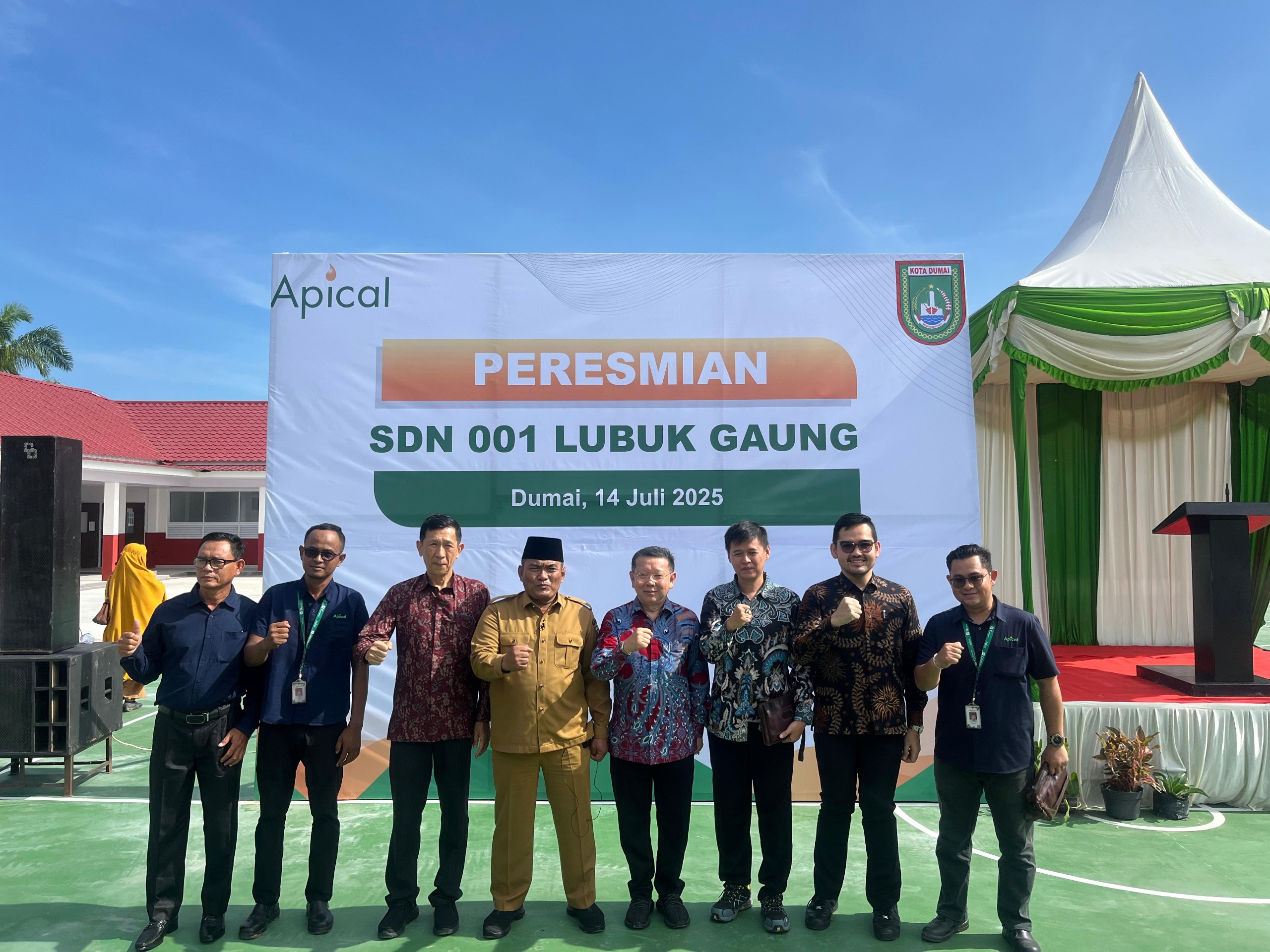 Gedung SDN 001 Lubuk Gaung Diresmikan