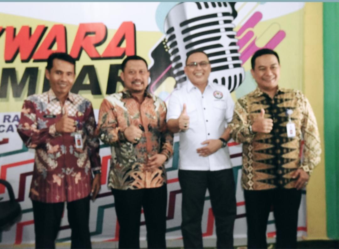 Bupati Kampar Dialog Interaktif Bersama KPID Riau di Radio Swara Kampar
