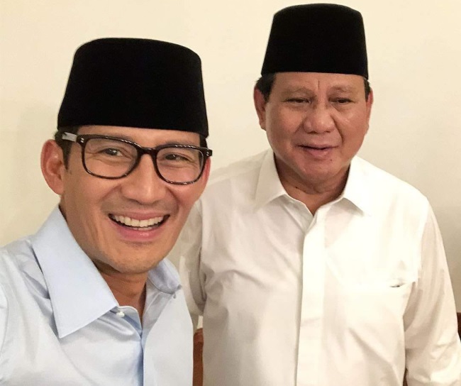 Prabowo Lebaran di Indonesia, Sandi Bakal Berangkat ke Amerika