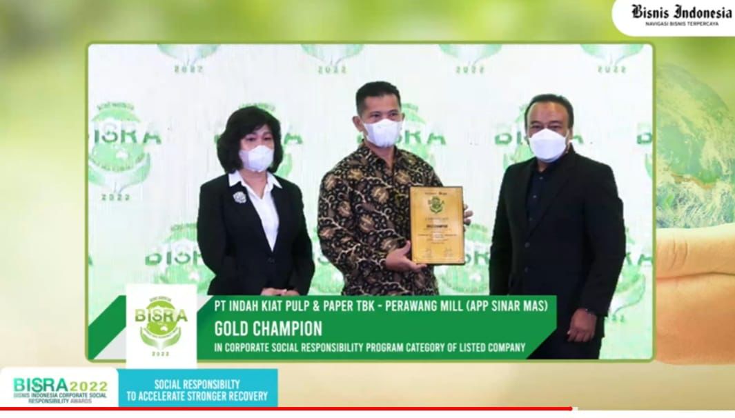 Terima Gold Champion Dari BISRA, Dirut IKPP: Bukti Nyata Tim CSR yang Solid