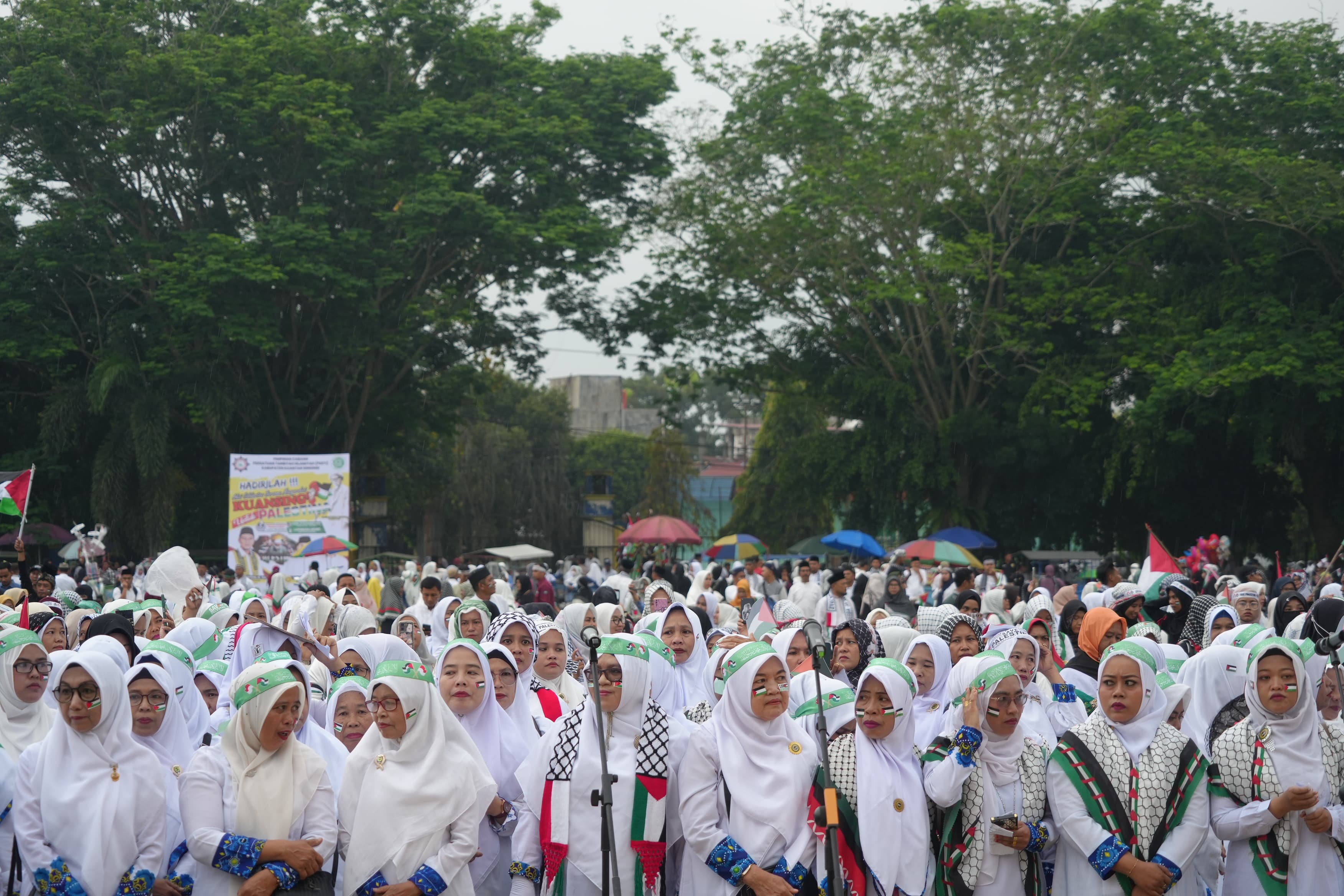 Rp361 Juta Terkumpul Dari Aksi Galang Dana untuk Palestina di Kuansing