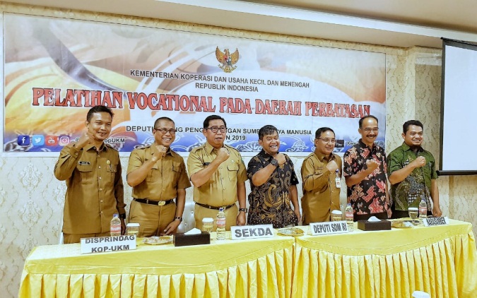 Sekda Meranti Buka Pelatihan Vocational pada Daerah Perbatasan