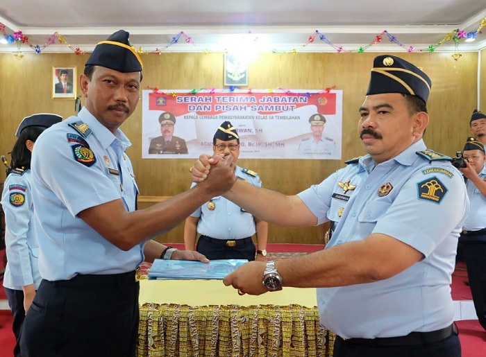 Pisah Sambut Kalapas Kelas IIA Tembilahan Berlangsung Haru