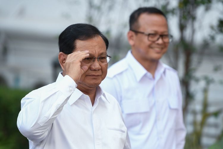 Menhan Prabowo Merapat ke Kantor Airlangga Hartarto
