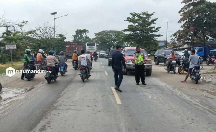 Kecalakaan di Jalan Siak II Pekanbaru, Seorang Mahasiswa Tewas di Tempat