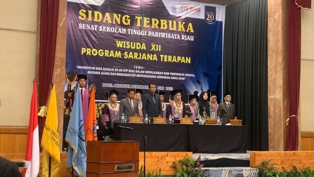 STP Riau Gelar Wisuda XII Program Sarjana Terapan