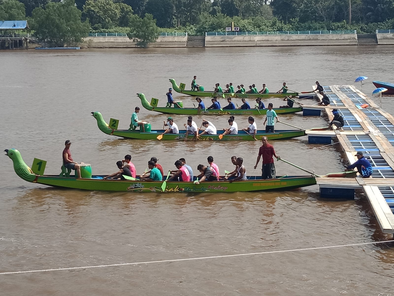 Hari Pertama Siak Serindit Boat Race 2024, Berikut Catatan Waktu 27 Tim yang Bertanding