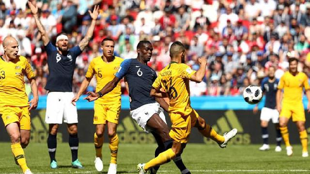 Gol Paul Pogba Penentu Kemenangan Prancis atas Australia